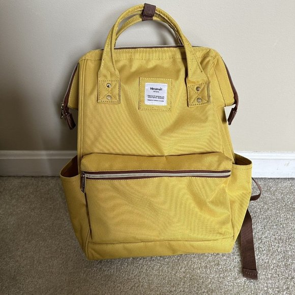 Himawari Yellow Backpack Organizer Purse - Picture 1 of 13